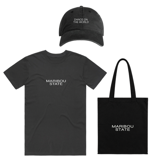 Embroidered Cap, Tee, and Tote Bundle