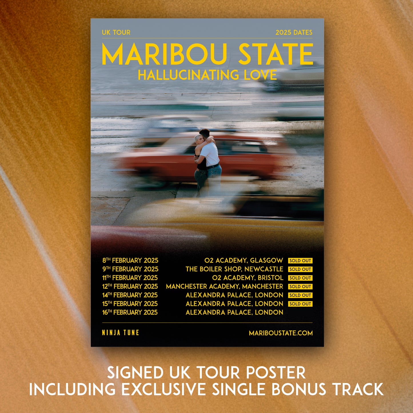 Signed UK Tour Poster - Limited Edition smart poster with Album and Bonus Track